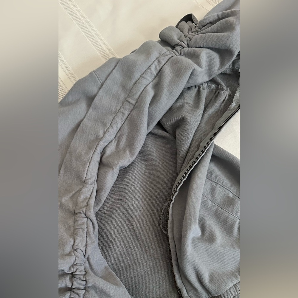 LOFT Slate Ruched Sleeve Jacket - Picture 13 of 16